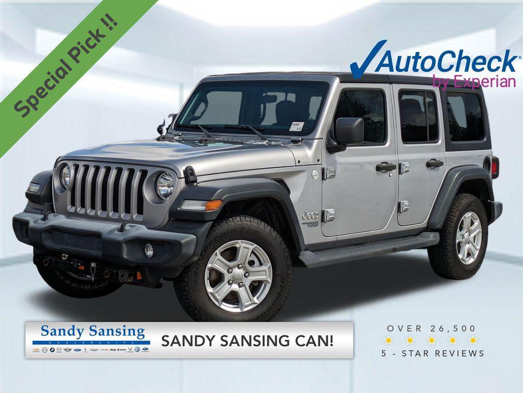 used 2020 Jeep Wrangler Unlimited car, priced at $25,048