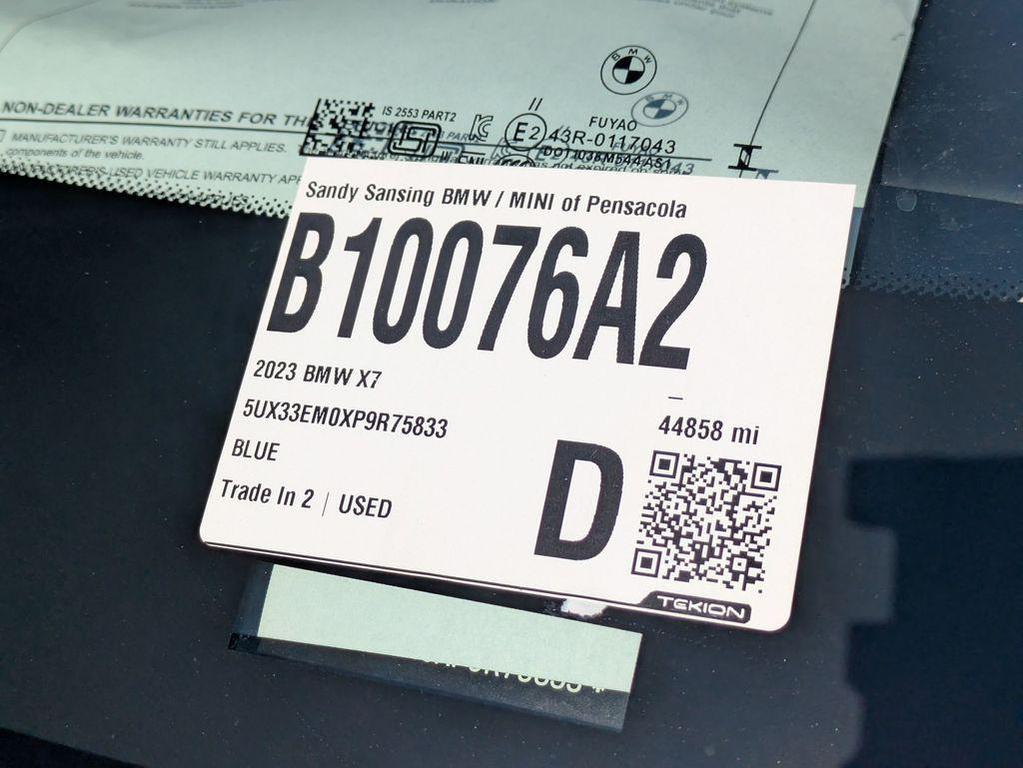 used 2023 BMW X7 car, priced at $68,512