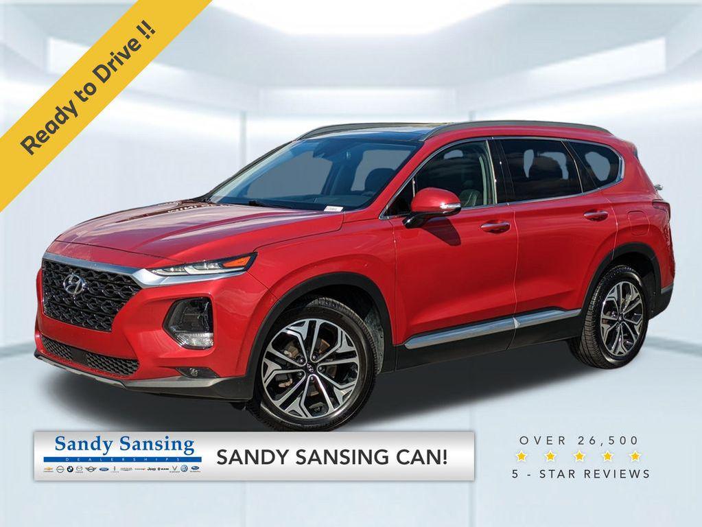 used 2019 Hyundai Santa Fe car, priced at $20,897