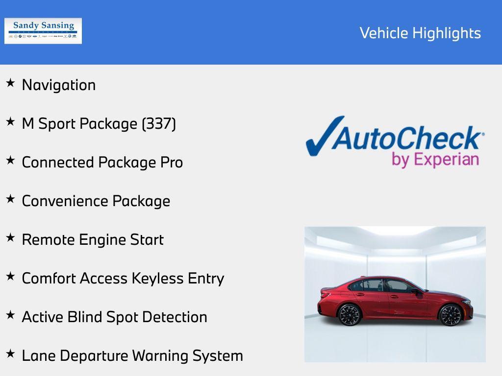 new 2025 BMW 330 car, priced at $52,975