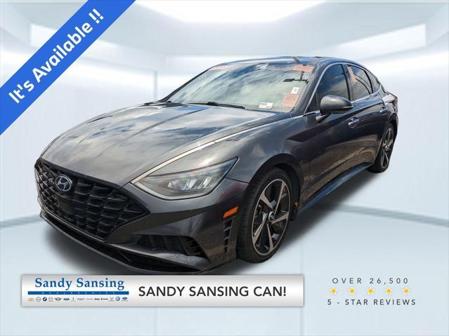 used 2021 Hyundai Sonata car, priced at $19,172