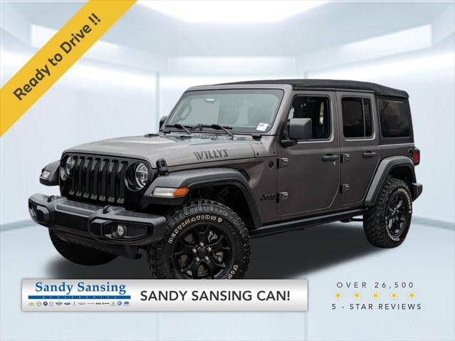 used 2021 Jeep Wrangler car, priced at $31,365