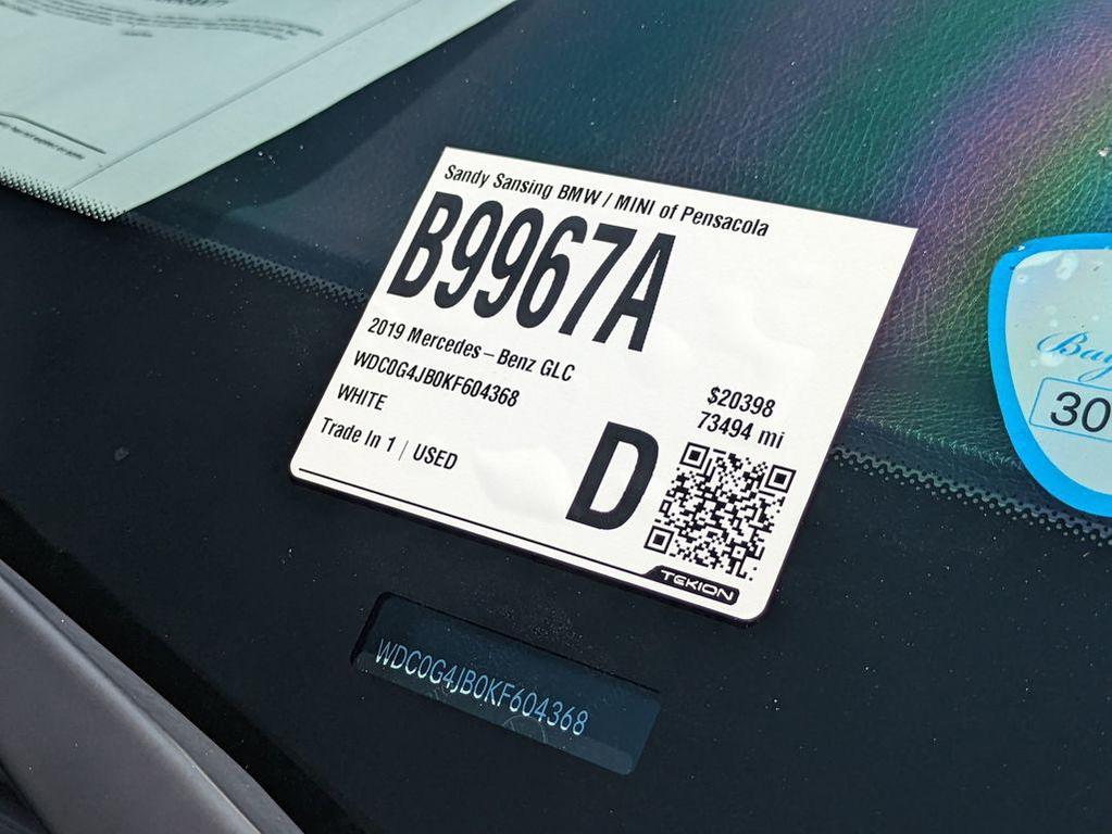 used 2019 Mercedes-Benz GLC 300 car, priced at $20,162