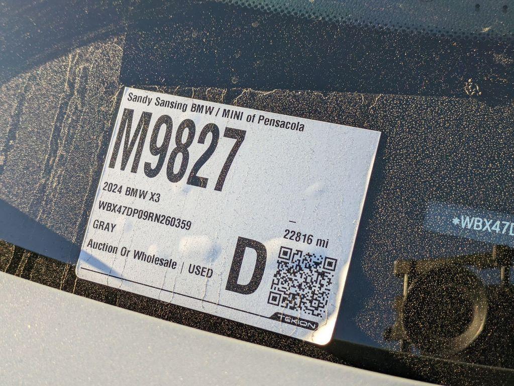 used 2024 BMW X3 car, priced at $40,093