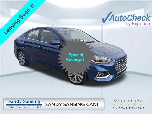 used 2022 Hyundai Accent car, priced at $17,393