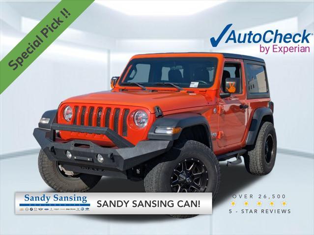 used 2018 Jeep Wrangler car, priced at $19,075