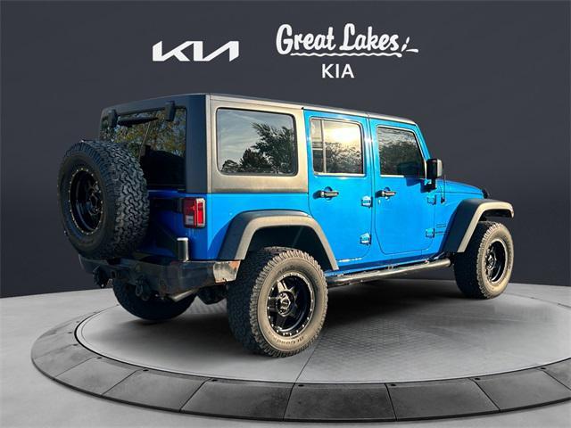 used 2015 Jeep Wrangler Unlimited car, priced at $20,950