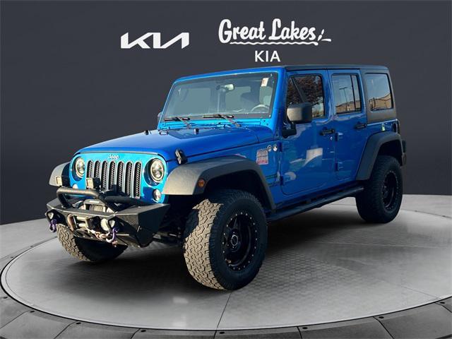 used 2015 Jeep Wrangler Unlimited car, priced at $20,950