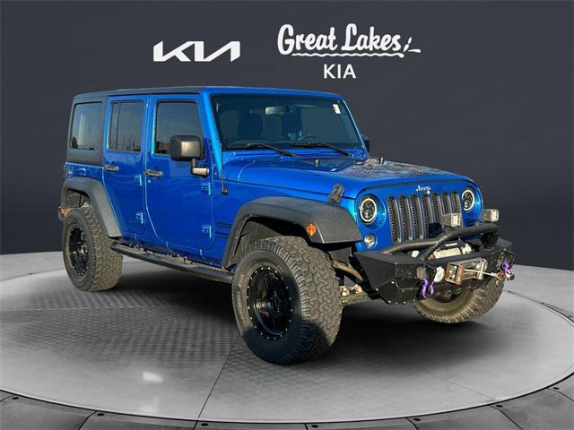 used 2015 Jeep Wrangler Unlimited car, priced at $20,950