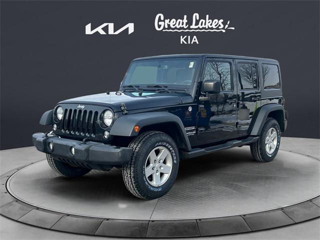 used 2015 Jeep Wrangler Unlimited car, priced at $14,850