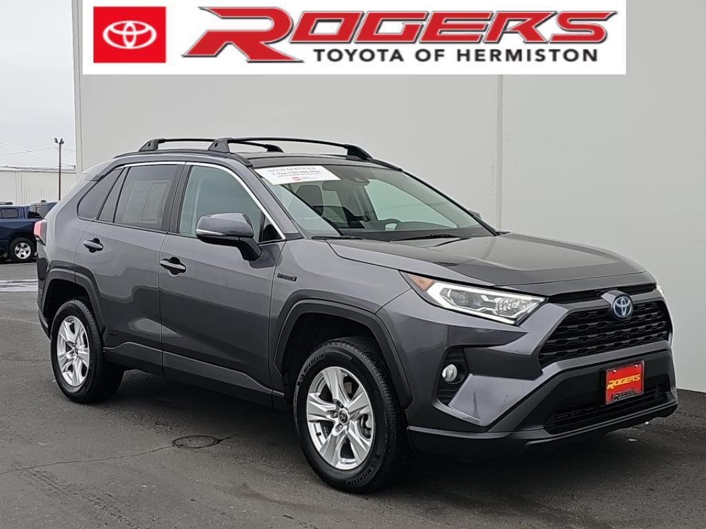 used 2021 Toyota RAV4 Hybrid car, priced at $34,900