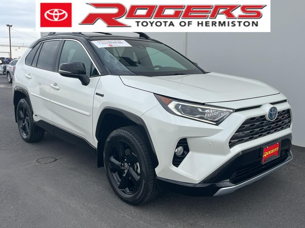 used 2021 Toyota RAV4 Hybrid car, priced at $31,500