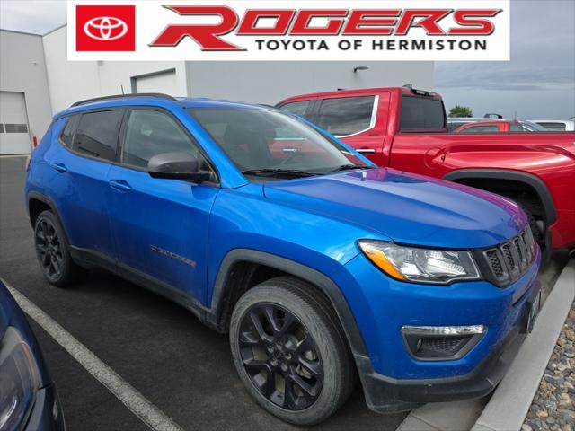 used 2021 Jeep Compass car, priced at $22,500