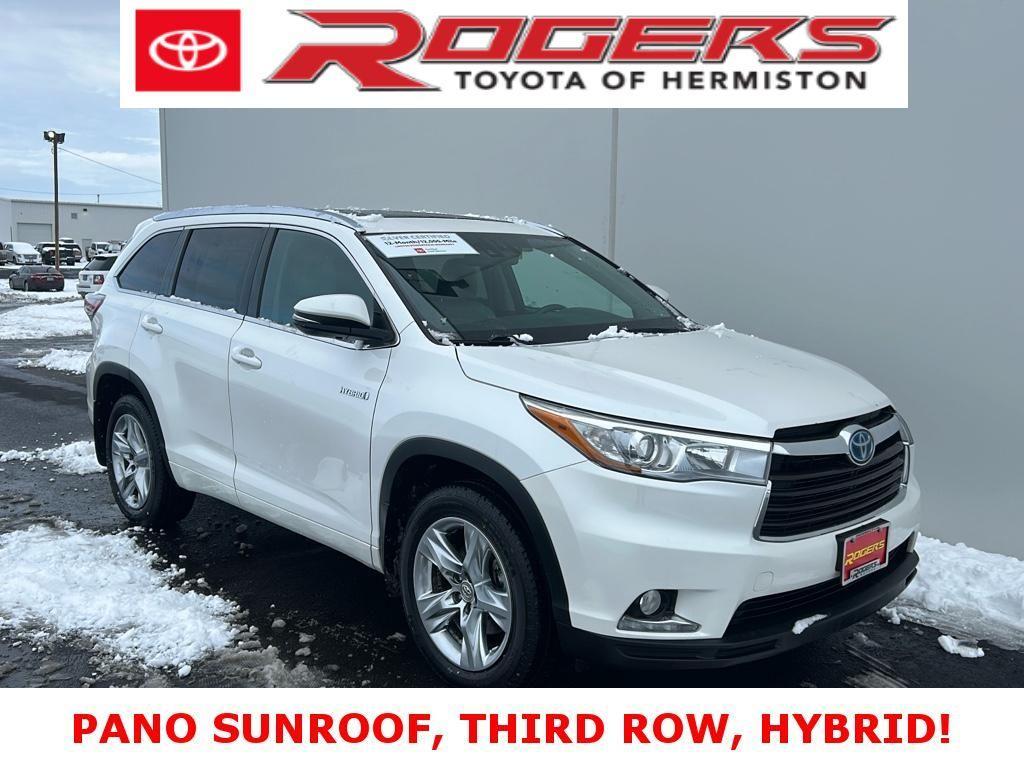 used 2015 Toyota Highlander Hybrid car, priced at $24,900