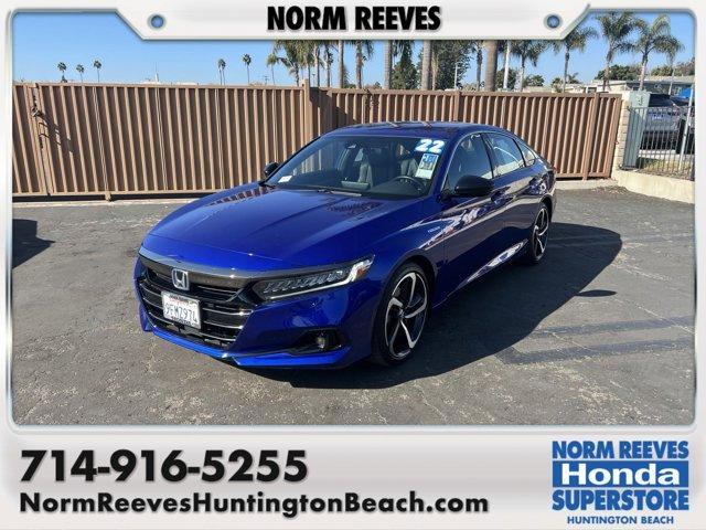 used 2022 Honda Accord Hybrid car, priced at $27,882