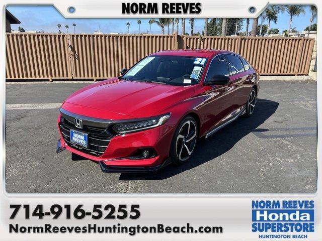 used 2021 Honda Accord car, priced at $23,667