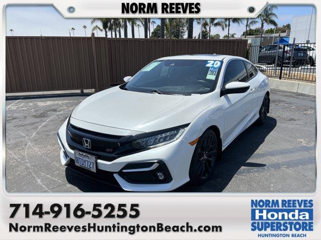 used 2020 Honda Civic Si car, priced at $21,861
