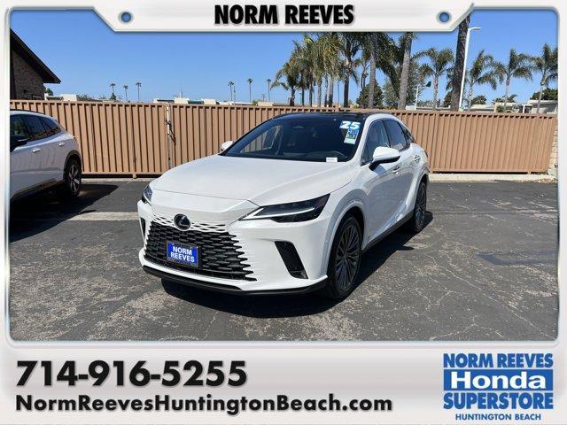 used 2025 Lexus RX 450h+ car, priced at $74,919