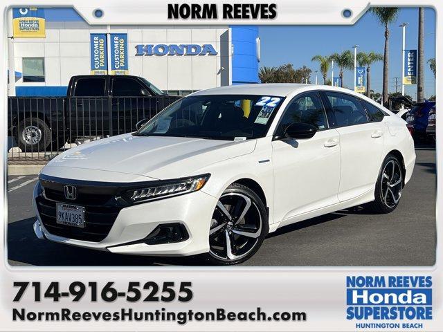 used 2022 Honda Accord Hybrid car, priced at $26,499