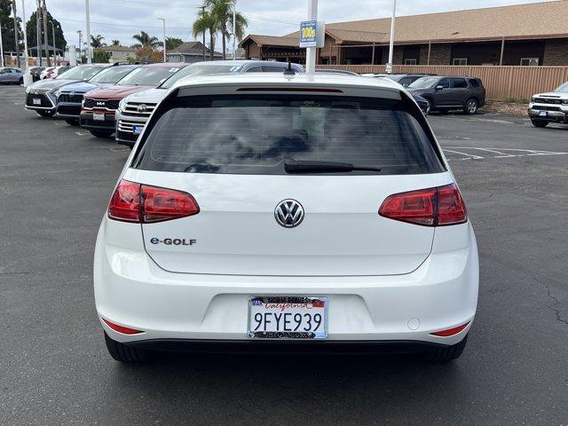 used 2016 Volkswagen e-Golf car, priced at $9,999