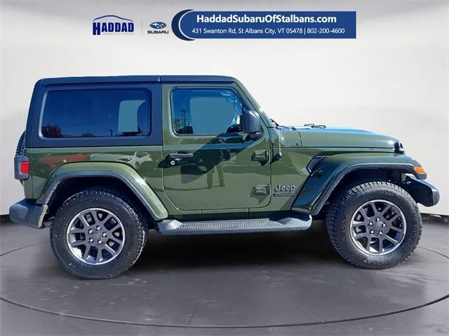 used 2021 Jeep Wrangler car, priced at $27,434