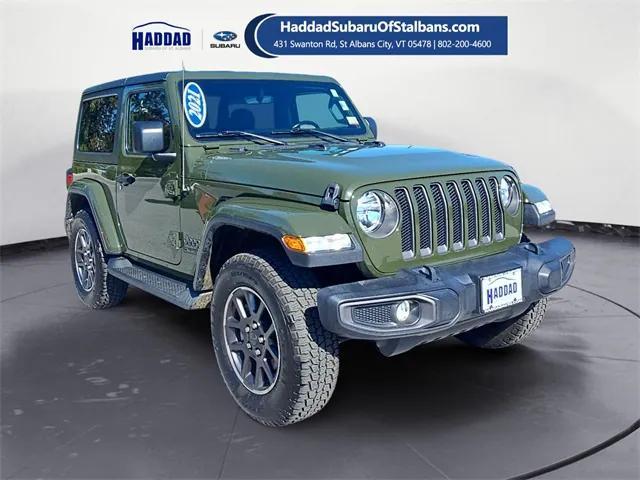 used 2021 Jeep Wrangler car, priced at $27,434
