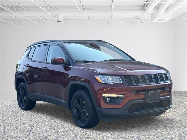 used 2021 Jeep Compass car, priced at $17,500