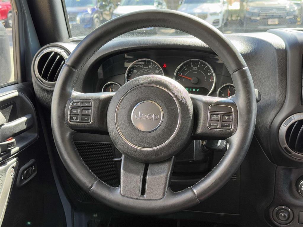 used 2015 Jeep Wrangler Unlimited car, priced at $17,000