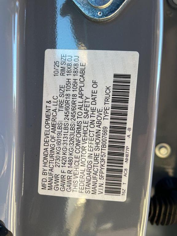 new 2026 Honda Ridgeline car, priced at $44,095