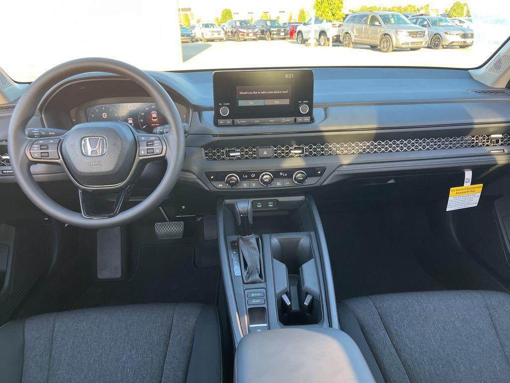 new 2025 Honda Accord car, priced at $30,210