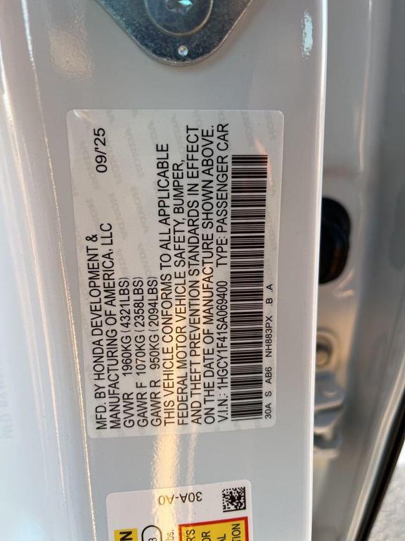 new 2025 Honda Accord car, priced at $30,710