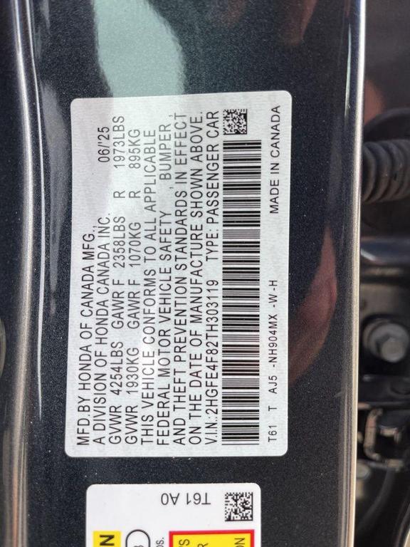 used 2026 Honda Civic Hybrid car, priced at $30,599