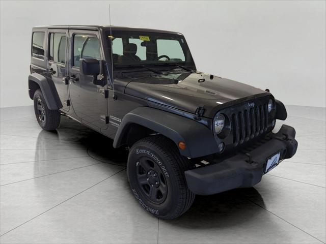 used 2016 Jeep Wrangler Unlimited car, priced at $21,274