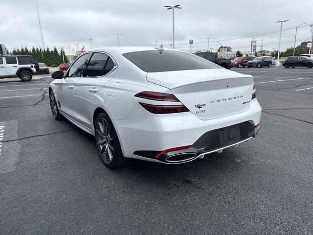 used 2023 Genesis G70 car, priced at $36,000