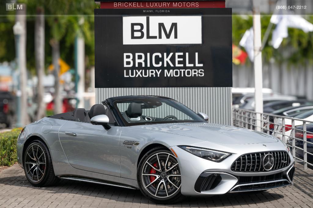 used 2022 Mercedes-Benz AMG SL 55 car, priced at $113,996