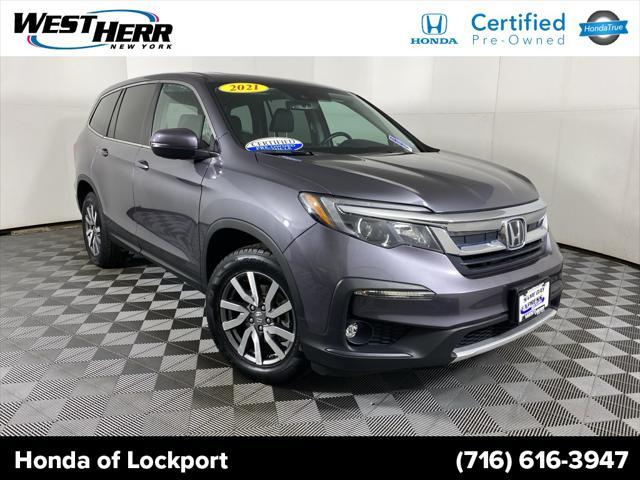 used 2021 Honda Pilot car, priced at $29,940