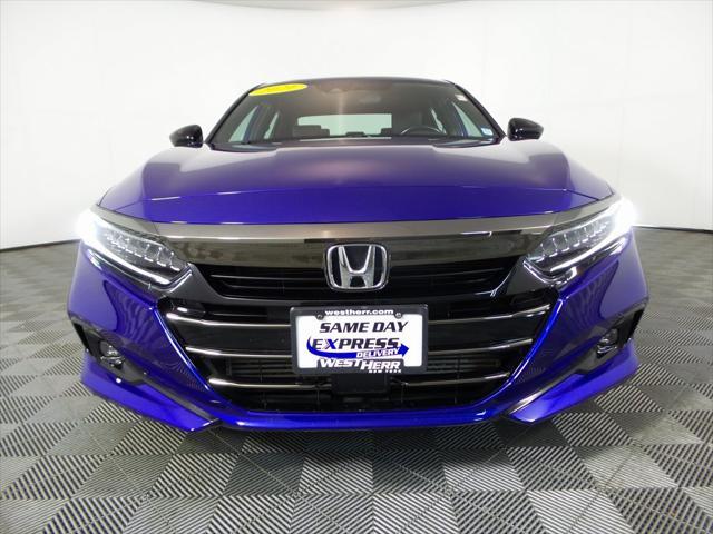 used 2021 Honda Accord car, priced at $27,438