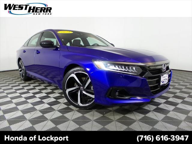 used 2021 Honda Accord car, priced at $27,438