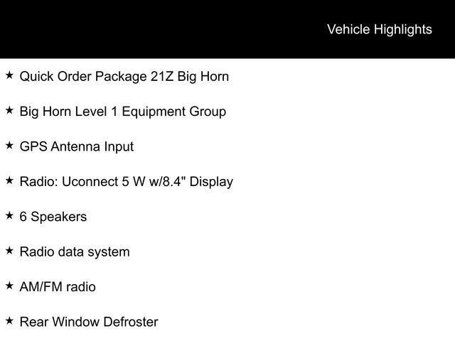 new 2025 Ram 1500 car, priced at $47,666