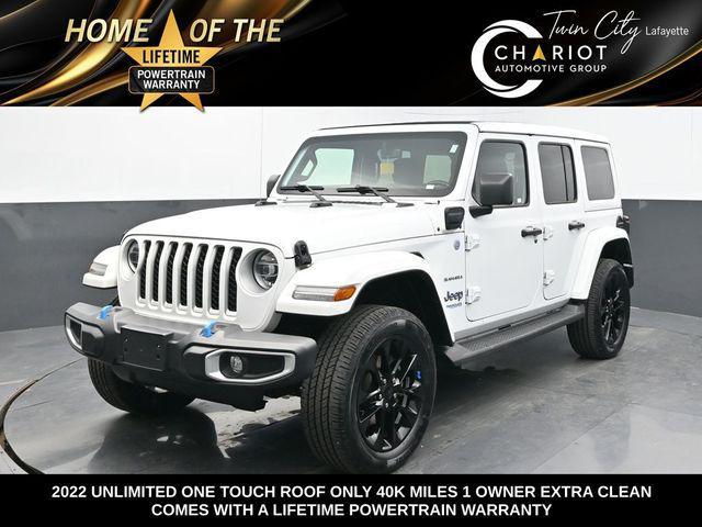 used 2022 Jeep Wrangler Unlimited 4xe car, priced at $33,249