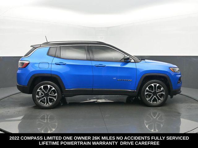 used 2022 Jeep Compass car, priced at $22,671