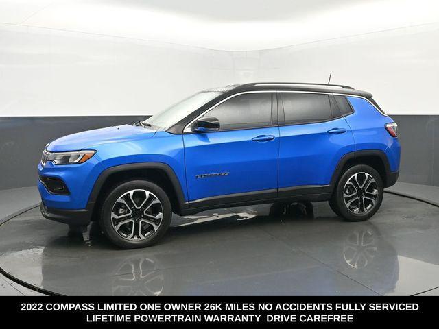 used 2022 Jeep Compass car, priced at $22,671