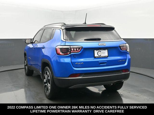 used 2022 Jeep Compass car, priced at $22,671