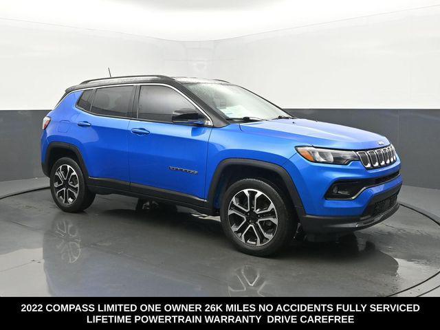 used 2022 Jeep Compass car, priced at $22,671