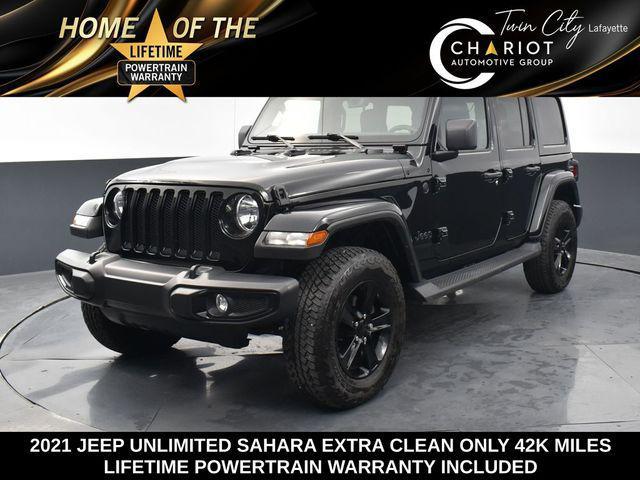used 2021 Jeep Wrangler Unlimited car, priced at $31,535