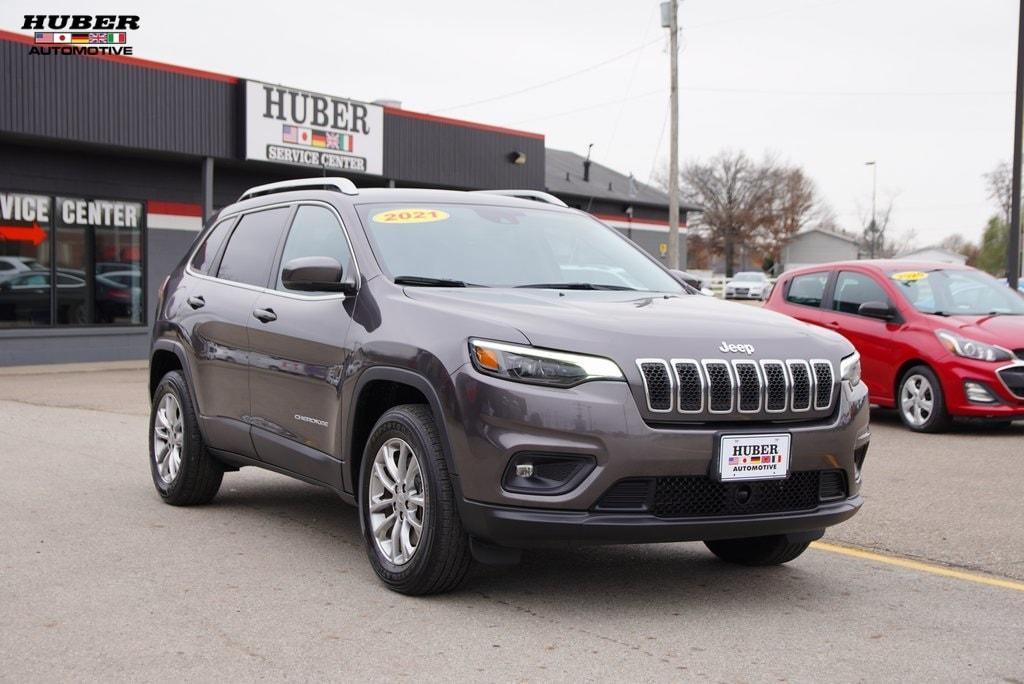 used 2021 Jeep Cherokee car, priced at $24,091