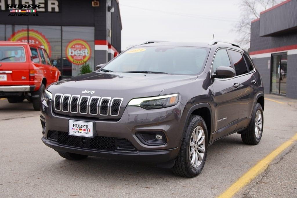 used 2021 Jeep Cherokee car, priced at $24,091