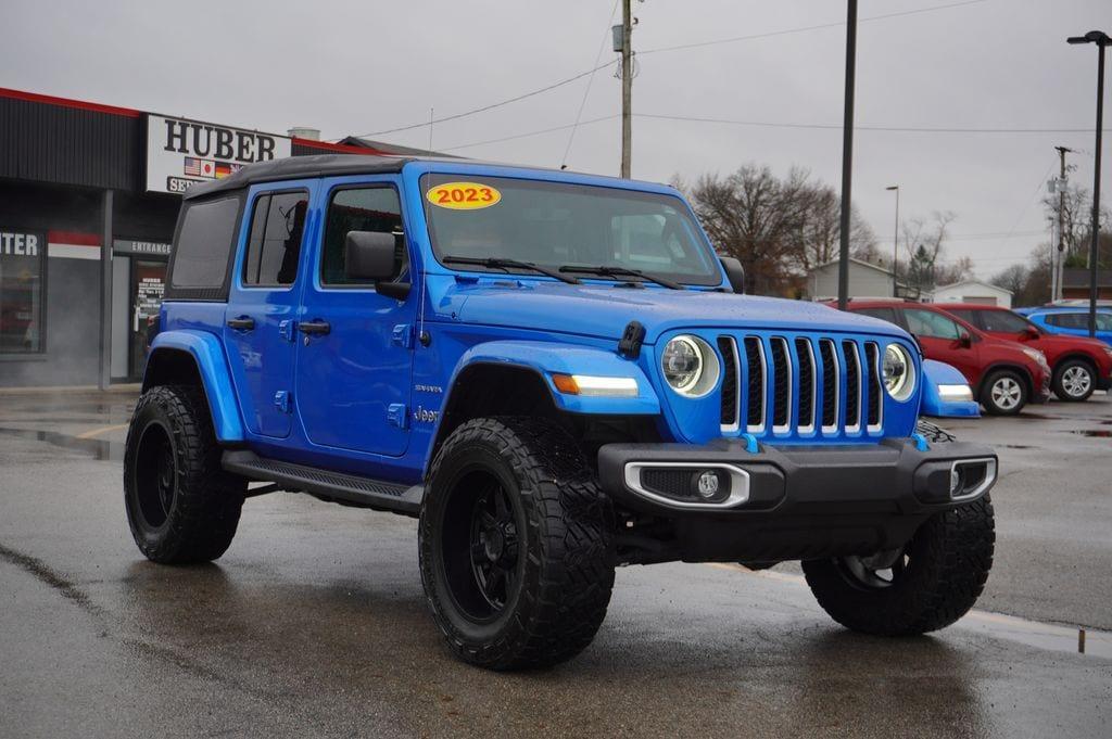 used 2023 Jeep Wrangler 4xe car, priced at $35,129