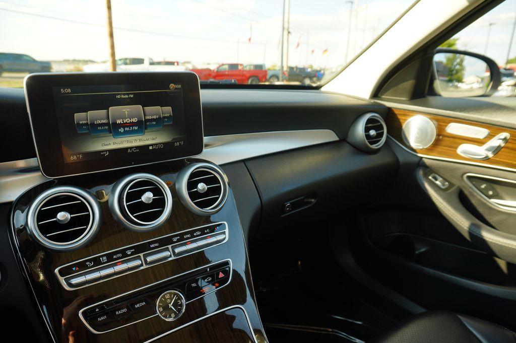 used 2018 Mercedes-Benz C-Class car, priced at $18,093