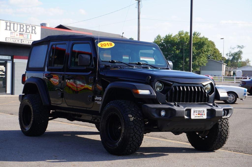 used 2018 Jeep Wrangler Unlimited car, priced at $22,733